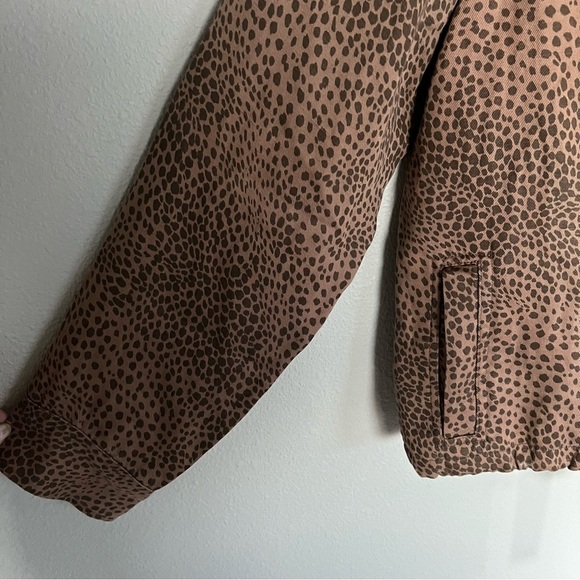 NWOT Rails Tennessee Jacket Tawny Spots Brown Casual Women’s Large - Picture 7 of 14